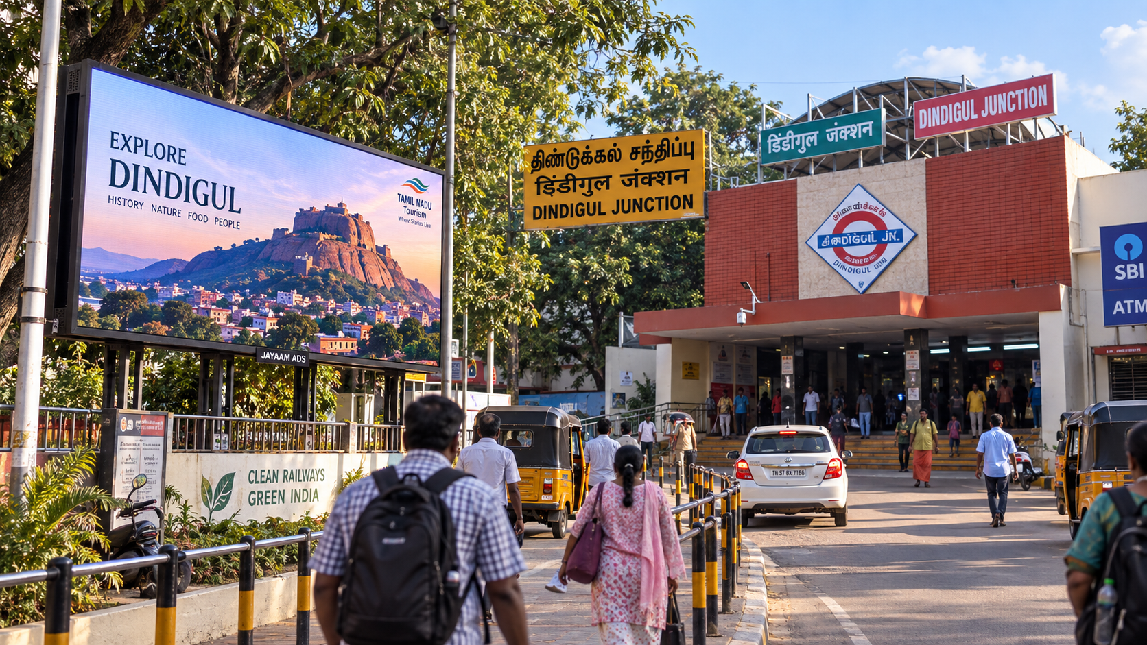 Dindigul Junction — LED video wall